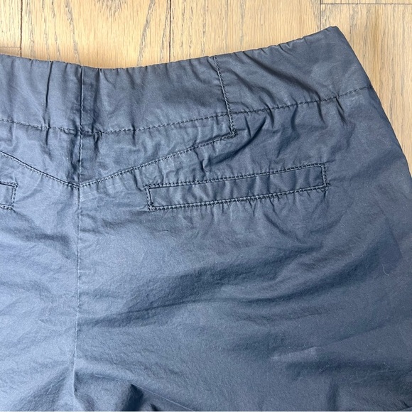 Thoery Women’s Black Cuffed Pleated Shorty Shorts Size 00 - Picture 8 of 12